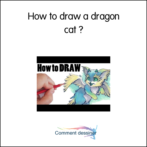 How to draw a dragon cat